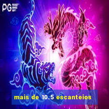 mais de 10.5 escanteios